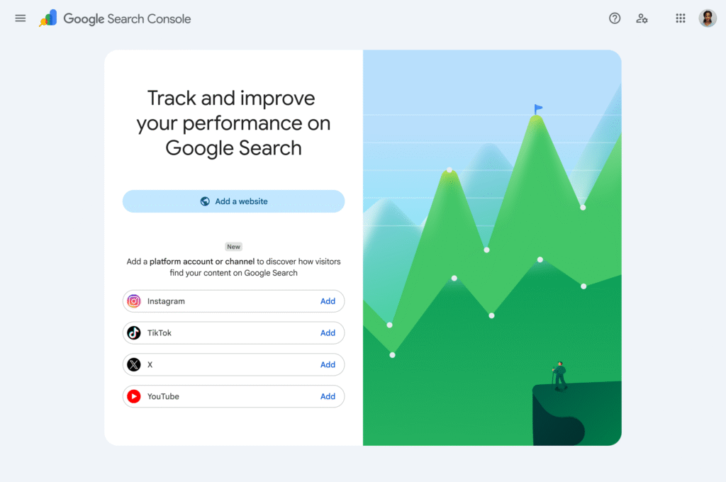 search-console-social-performance