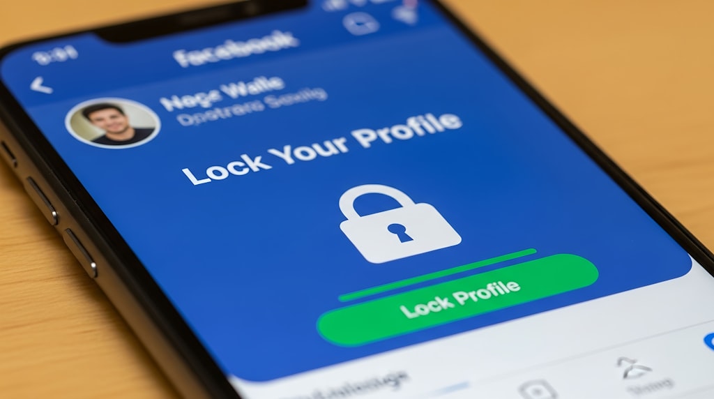 Tela de bloqueio e segurança de conta no smartphone