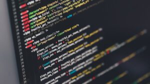 Tela com codigo de programacao e integracao de API