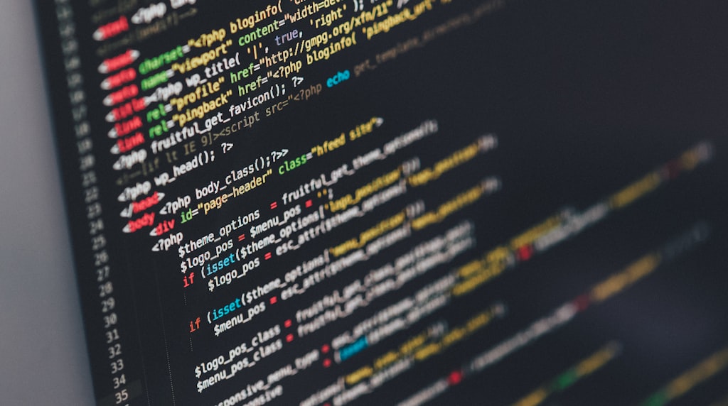 Tela com codigo de programacao e integracao de API