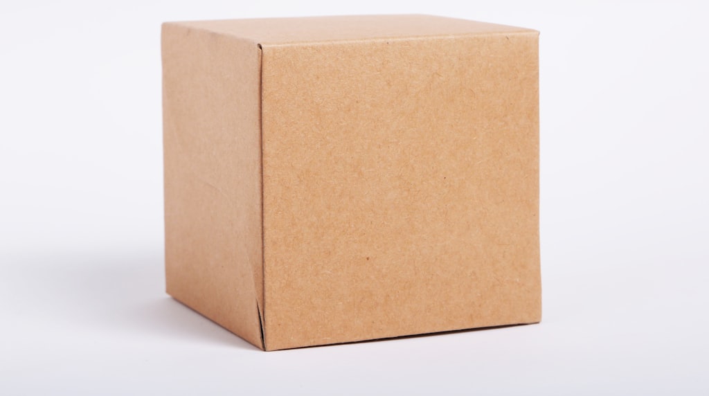 Caixas de envio de uma loja online