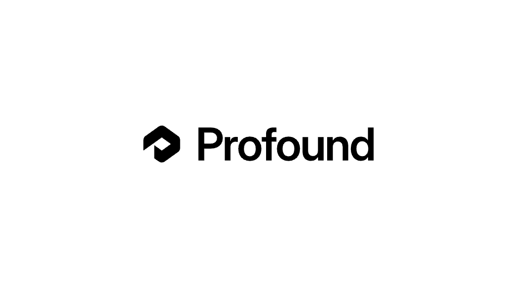 Logotipo oficial da Profound, plataforma de visibilidade de marcas em respostas de IA