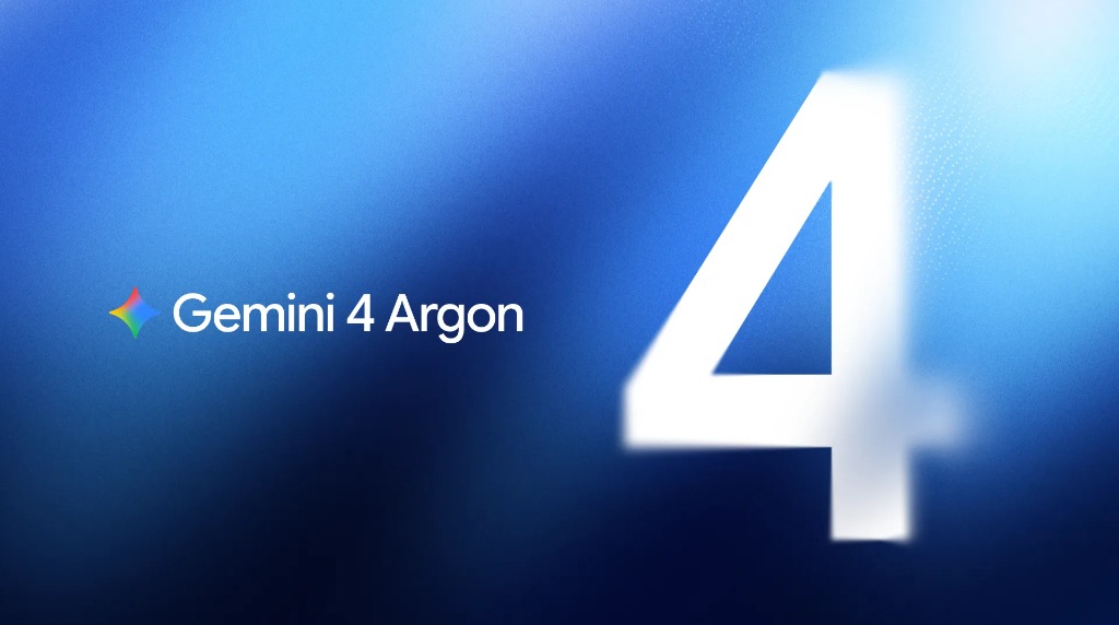 Arte oficial do Gemini 4 Argon divulgada pelo Google